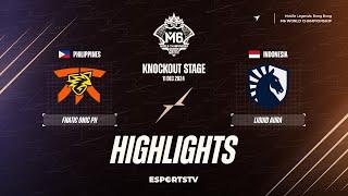 Fnatic ONIC PH vs Team Liquid ID HIGHLIGHTS M6 World Championship | TLID vs FNOP ESPORTSTV