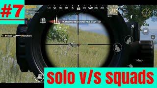 solo v/s squads | PUBG highlight ||Satyam Choudhary