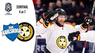 BIK Karlskoga - Brynäs IF | Höjdpunkter | Semifinal 4 | Hockeyallsvenskan Slutspel 2024