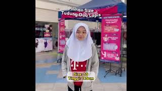 Tudung Sekolah Dua Lapis by TudungSiComel | Tudung sekolah kemas