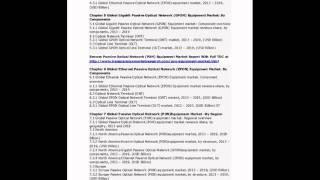 Passive Optical Network (PON) Equipment Market - Global Industry Analysis, Size, Share, Growth And F