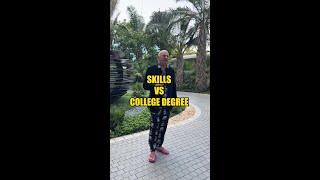 Skills VS College Degree #shorts