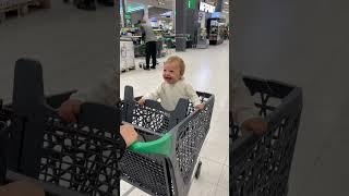 Shopping food with #baby 