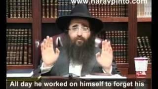 An important lesson for life by Rabbi Pinto