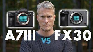 Sony FX30 vs Sony A7iii || WATCH BEFORE YOU BUY!!