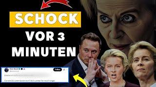 EILT!Eine sofortige und scharfe Antwort von Elon Musk an Ursula von der Leyen, die alle schockiert!