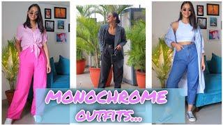 monochrome outfits ideas  ||SAPNA RAI