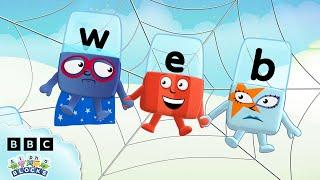 Web | Season Two | Alphablocks Full Episode | Learn to Read | @officialalphablocks