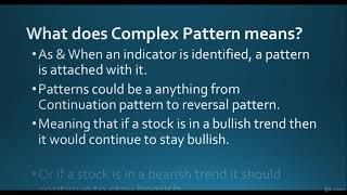 What is Complex Chart pattern ?
