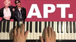 How To Play - ROSÉ & Bruno Mars 'APT.'  (Piano Tutorial Lesson)