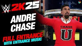 ANDRE CHASE WWE 2K25 ENTRANCE - #WWE2K25 ANDRE CHASE NXT CHASE U