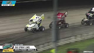 Knoxville Raceway 360 Highlights // July 20, 2024