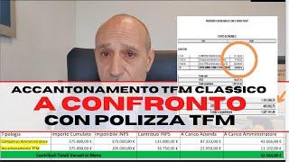 Vantaggi TFM (VS) vantaggi polizza TFM?