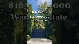 Jeff Bezos! Most Expensive Mansion 2022 #jeffbezos #celebnews #realestate