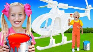 Katya and Dima built a Helicopter