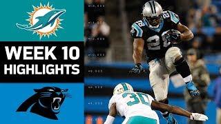 Dolphins vs. Panthers | NFL Week 10 Game Highlights