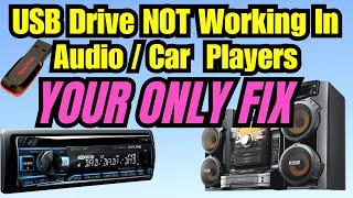 Mp3 Songs Not Playing In Car Usb || Pen Drive not Working In Music Player || USB Not Working In Car