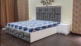 Bed design || Wooden bed design || Double bed design || Polish bed design || Plywood bed design