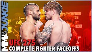 #UFC275 full fight card faceoff highlights