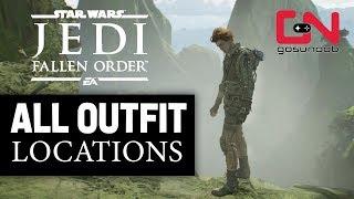 All Outfit Locations - Star Wars Jedi: Fallen Order Customization