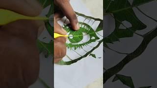 My First YouTube video| Please Support me #sandeepleafartist #shorts #nature #trending #leaf#video