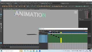 Maya Animation-Dope sheet