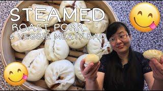 How to Homemake Steamed Char Siew Bao & Choy Yuk Bao