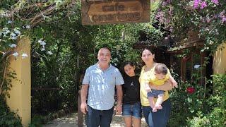 I EATED IN A NATURAL AND FANTASTIC PLACE AT THE FRONT OF THE MOUNTAIN