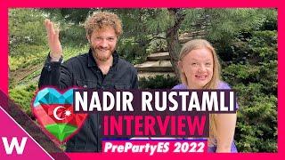 Nadir Rustamli "Fade To Black" (Azerbaijan Eurovision 2022) | Interview at #PrePartyES22 in Madrid