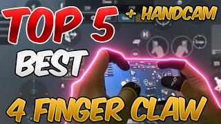 Top 5 Best 4 Finger Claw Settings/Sensitivity - Handcam Pubg Mobile