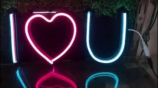 Neon light (I love you) | Custom Neon Lights | Clickokart