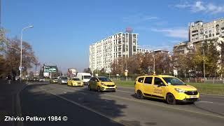 Масов протест на таксиметровите шофьори в Бургас - 20.11.2024год.