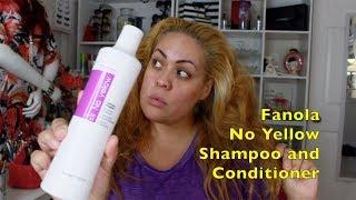 Fanola No Yellow Shampoo and Conditioner