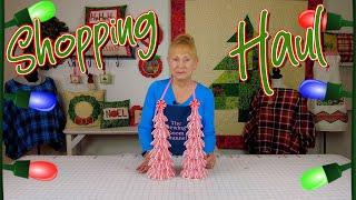 Christmas Shopping Haul | The Sewing Room Channel