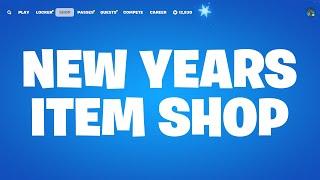 Fortnite: NEW YEARS Item Shop 2025!