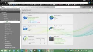 How to Navigative Through File Sharing Portal | Thru Web