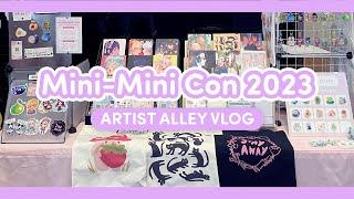 mini-mini con 2023  artist alley vlog | thoughts, sales, reflection