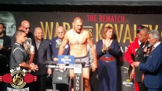 Sh*t  just got serious!! Andre Ward vs Sergey Kovalev official weigh-ins