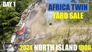 NORTH ISLAND 1000 - Group ride 2024 - The day Scott crashed his Africa Twin