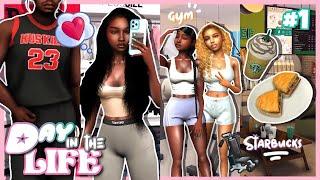 day in the life of my sim  I gym day, starbucks, etc. I "kiasimsverse" ep01 | the sims 4