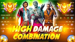 Cs Rank HIGH DAMAGE COMBINATION | Best character skill for cs rank | Cs rank best character skill