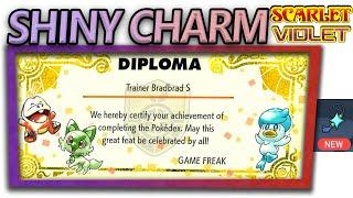 OBTAINING SHINY CHARM IN POKEMON SCARLET AND VIOLET