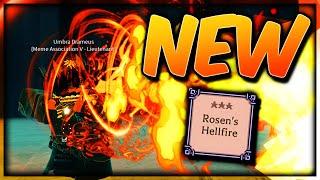 NEW FLAME WEAPON: Rosen's Hellfire (FULL SHOWCASE) (2 CRITS) | Deepwoken