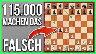 Über 100.000 Spieler KLAMMERN sich an diesen Bauern || Eröffnungsfalle im Damengambit