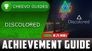 Discolored - Achievement Guide (Xbox/Steam) **1000G IN 25 MINUTES**