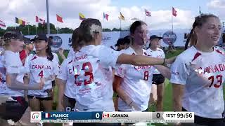 WJUC 2024 FRA vs CAN Women's Division