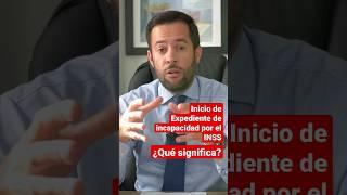 El inicio del EXPEDIENTE DE INCAPACIDAD PERMANENTE #incapacidadepermanente #invalidez