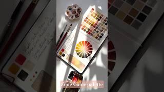  Zorn Palette | Limited Watercolor Palette | Color Mixing | Color Theory | Color Wheel Exploration