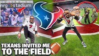 Living like a TEXANS player for a day: My experience on the field.