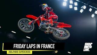 Full Practice Laps At The 2024 Paris Supercross | Press Day Raw